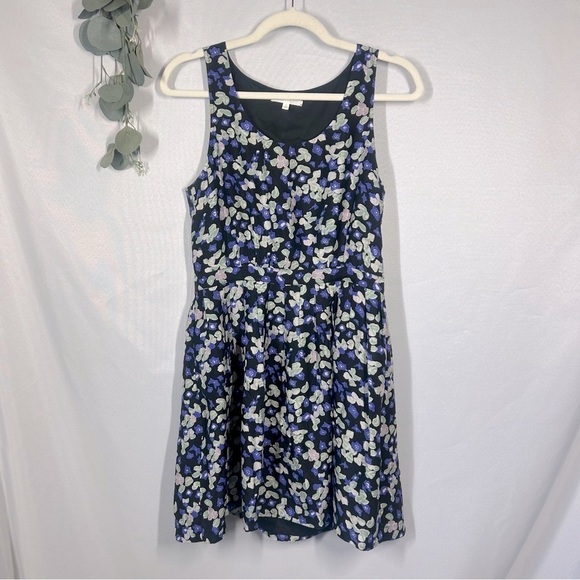 Madewell Dresses & Skirts - Eliot by Madewell | 100% Silk Floral Sleeveless Mini Dress Black Women’s Size 4